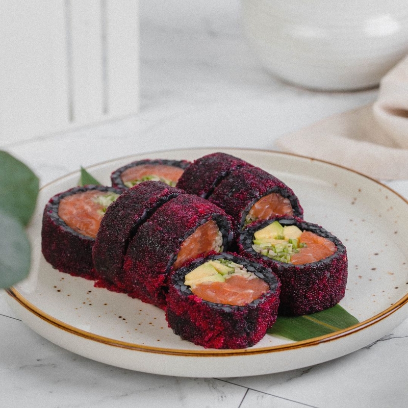 Red Black Salmon -California
